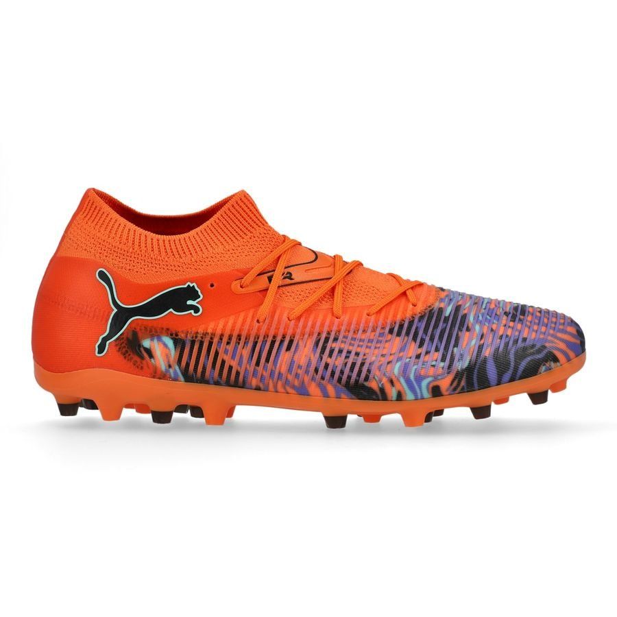 PUMA Future 8 Match MG Creativity - Orange Poppy/Dark Amethyst/Bleu/Noir ÉDITION LIMITÉE