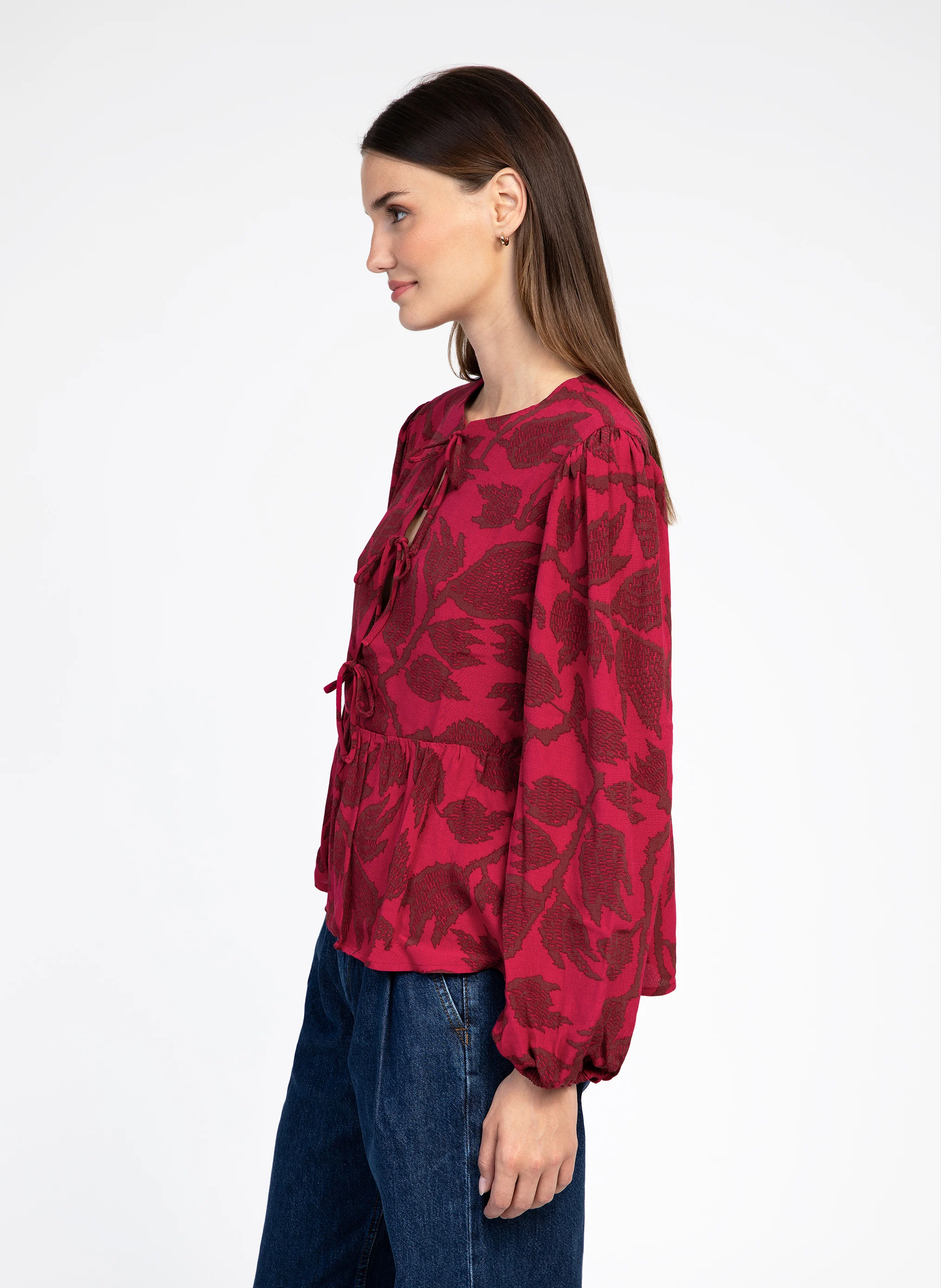 KAVELY - Blouse droite imprimée |