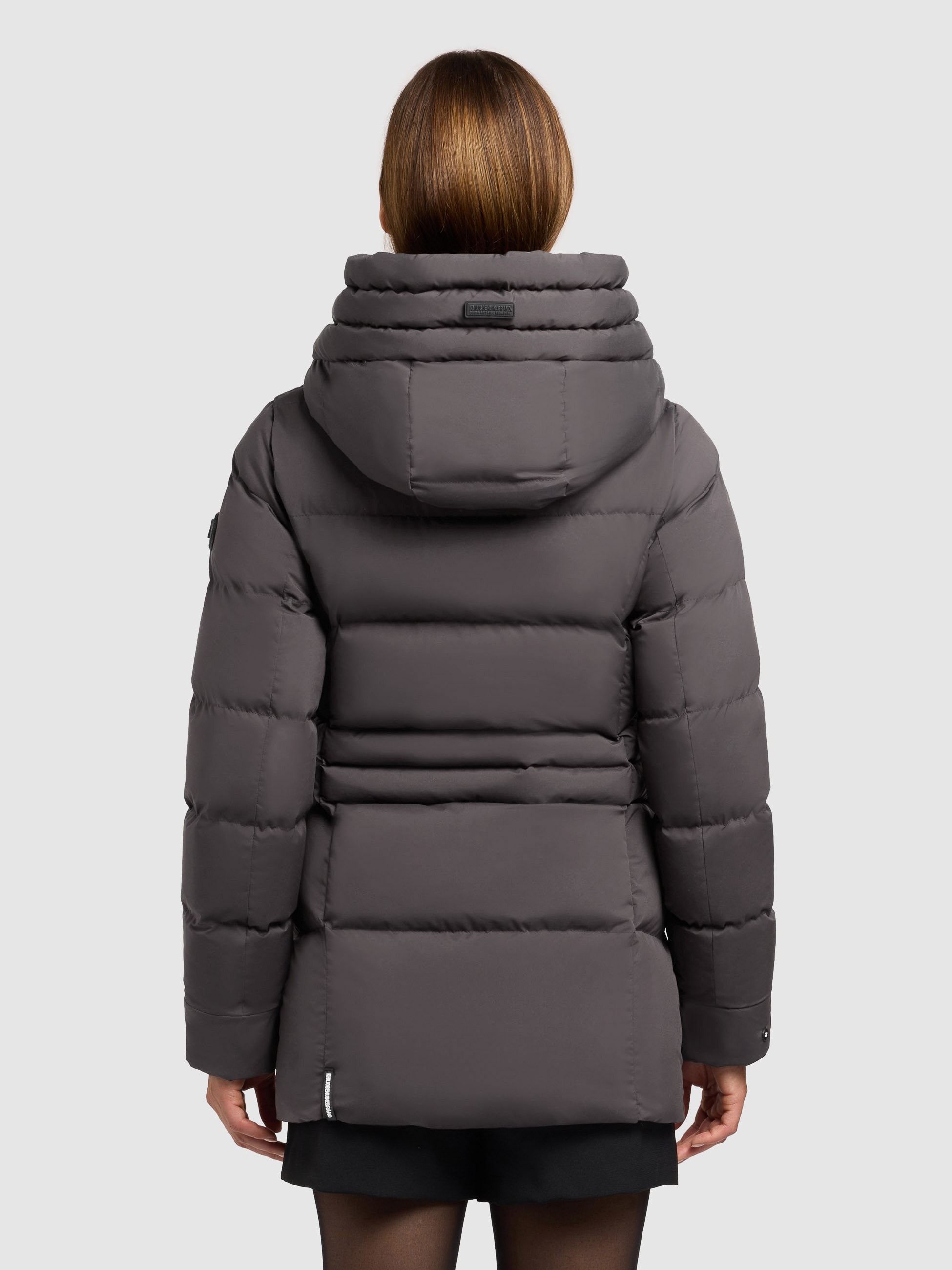 khujo Steppjacke »MATLA« mit Kapuze Reissverschlusstaschen mit Fleecefutter, eine Ärmeltasche