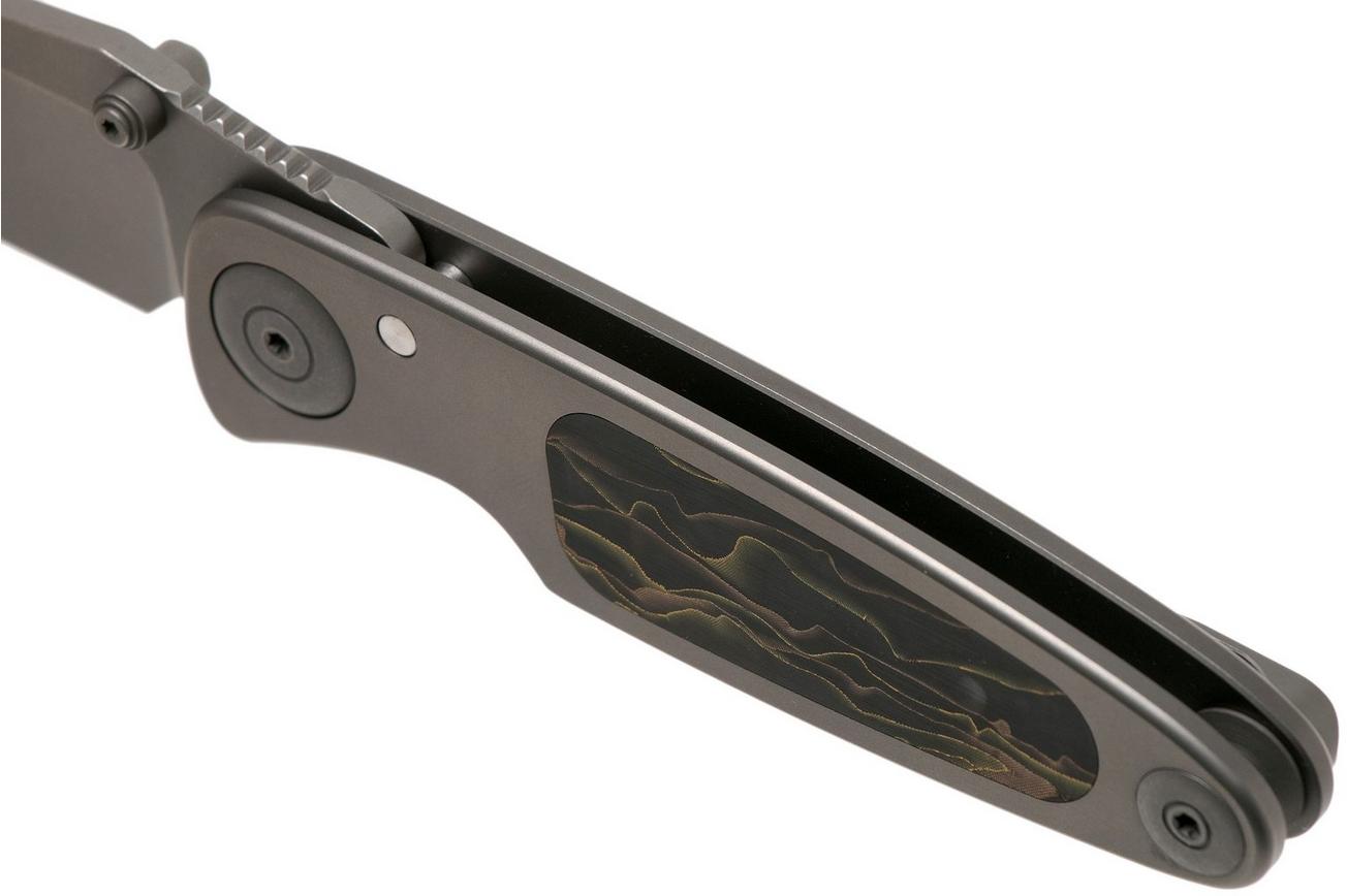 Grailer 3 Raffir Noble Inlay zakmes, Dirk de Wit design