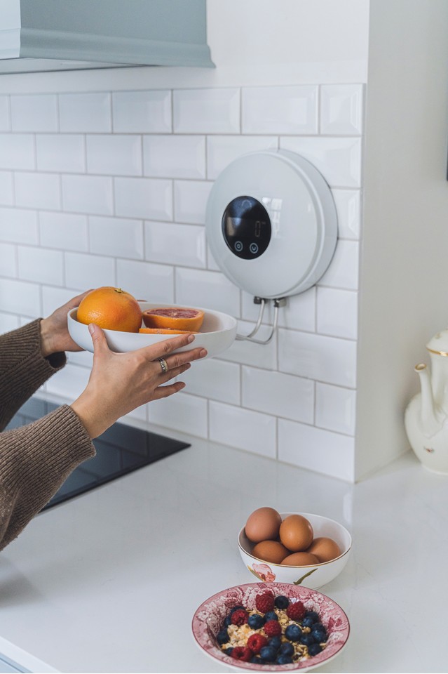 Wally - Smart køkkenvægt med ernærningsdata - Pearl White