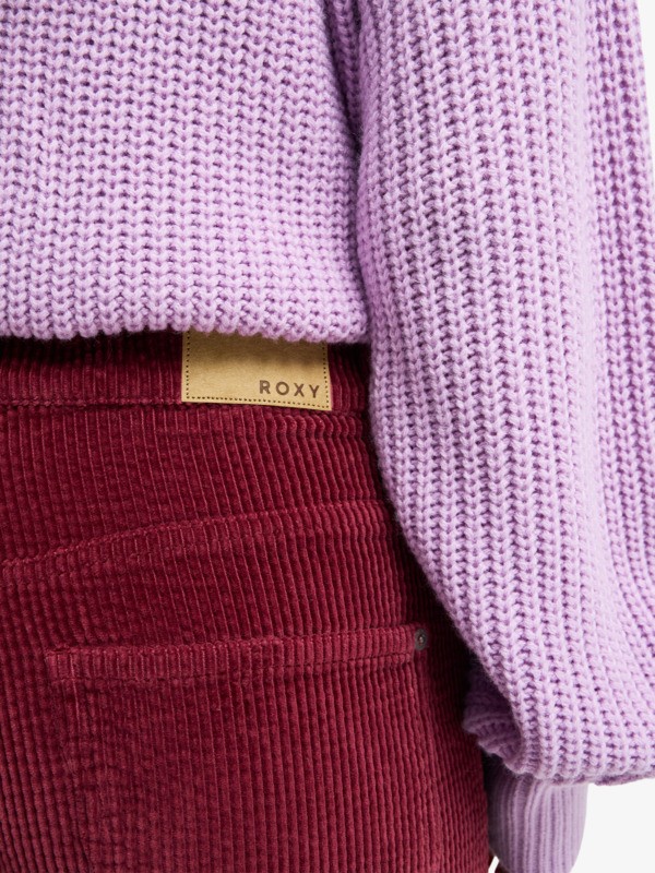 Dawn Patrol Corduroy Pantalon en velours Rouge Femme