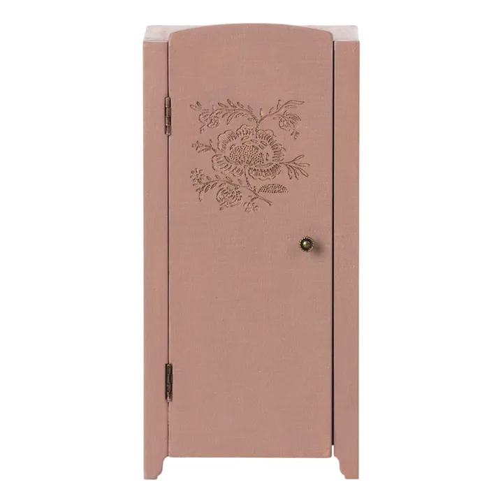Maileg Mini armoire en bois | Rose pâle