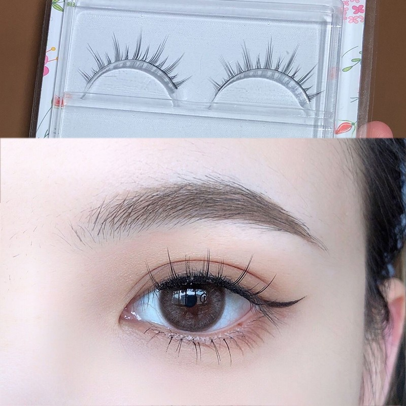 (3 Paare) Künstliches 3D Wimpern Set Fake Volume Lashes Wimpern Verlängerung