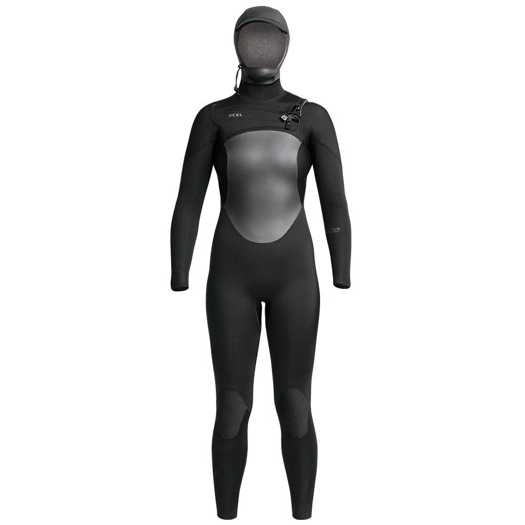 Xcel Combinaison Women Axis Hooded / Cagoule 5/4 - Black 8