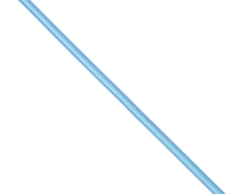 Mamutec blauwe waslijn, 3,6 mm, verkocht per meter