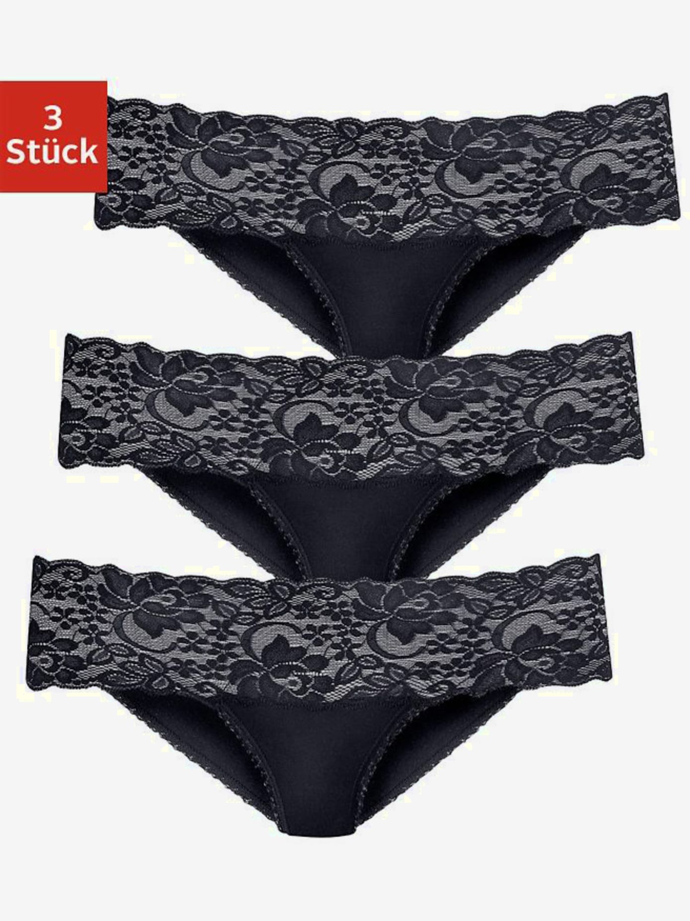 Lot de 3 slips brésiliens vivance