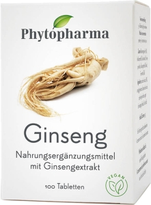 Phytopharma Ginseng Tabletten, 100 Stück