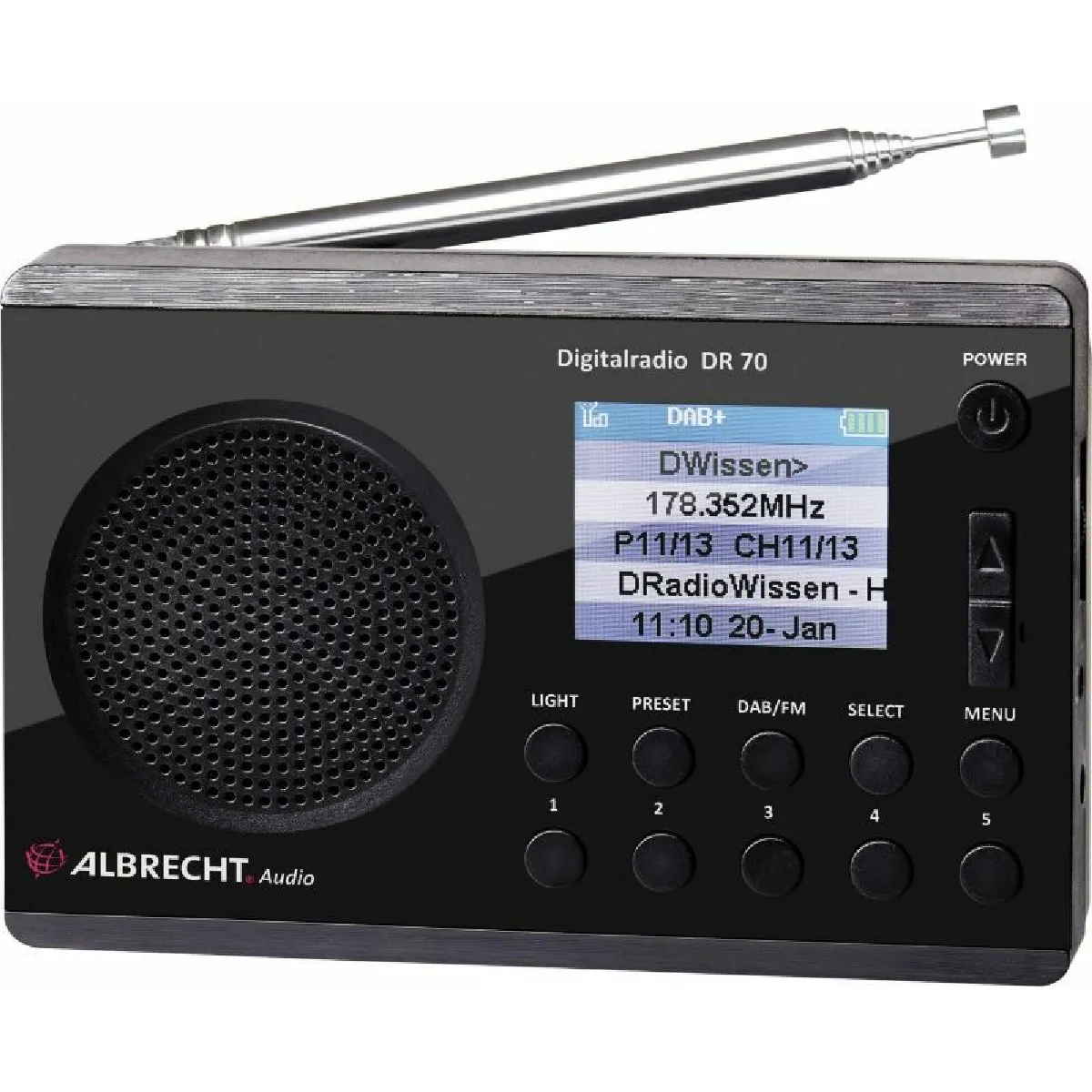 Albrecht DR 70 - Noir