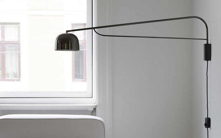Normann Copenhagen Grant wandlamp 111cm messing