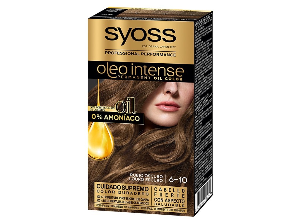 COLORAÇÃO SYOSS OLEO INTENSE 6-10 LOURO ESCURO