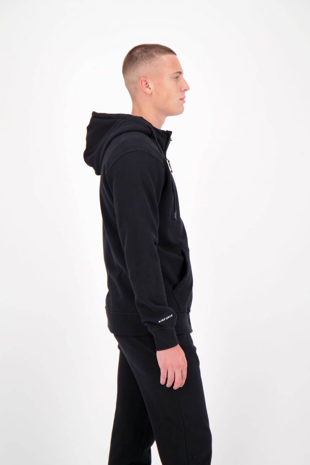 Airforce  Hooded Zip Vest