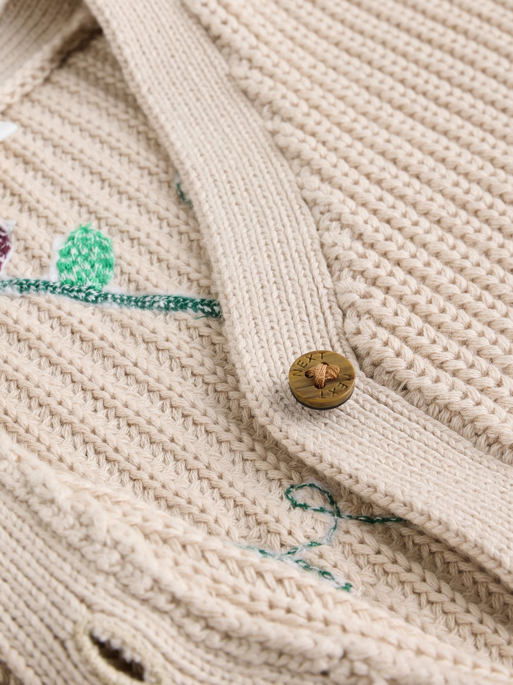 Natuurlijk Oh Wat Leuk Kerstmis - Gebreid babyvest