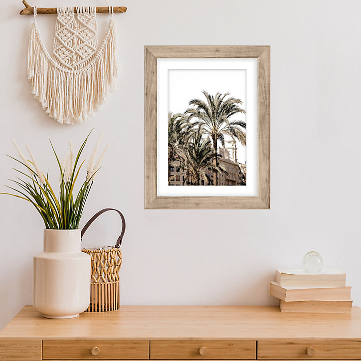 Photo encadrée adhésive Vinyl Way palmier L.30 x l.39 cm