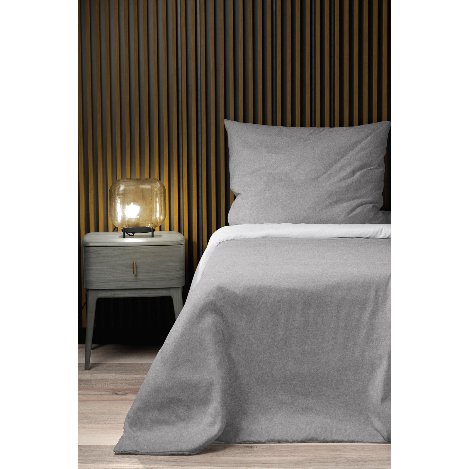 Bettwäsche Flanell 50x70 Kissenbezug, beige