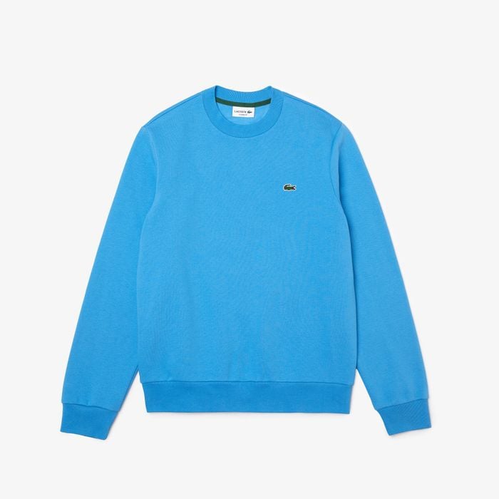Lacoste Bio Cotton Fleece Crew Sweater Heren