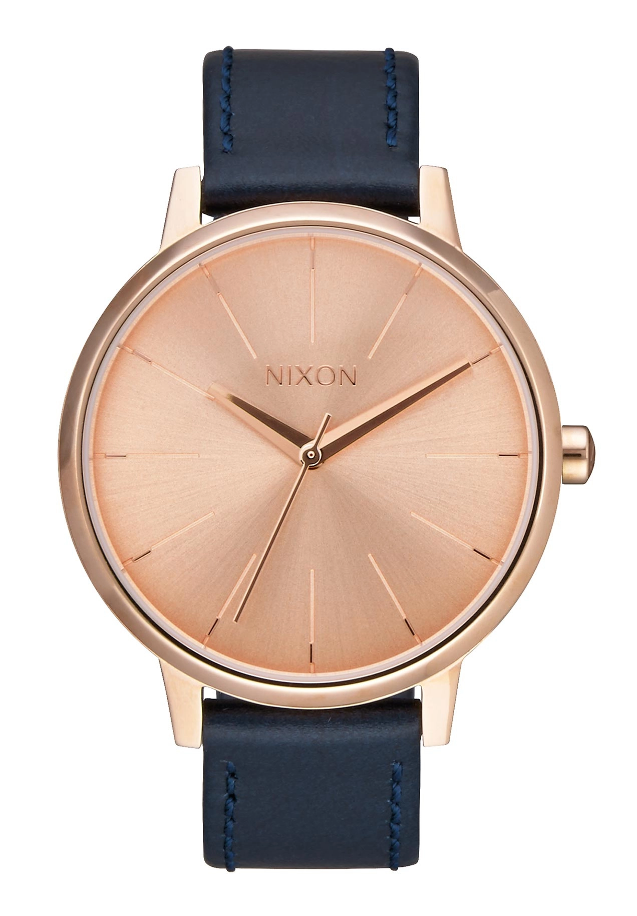 Nixon The Kensington Leather Rose Gold Navy A1082160