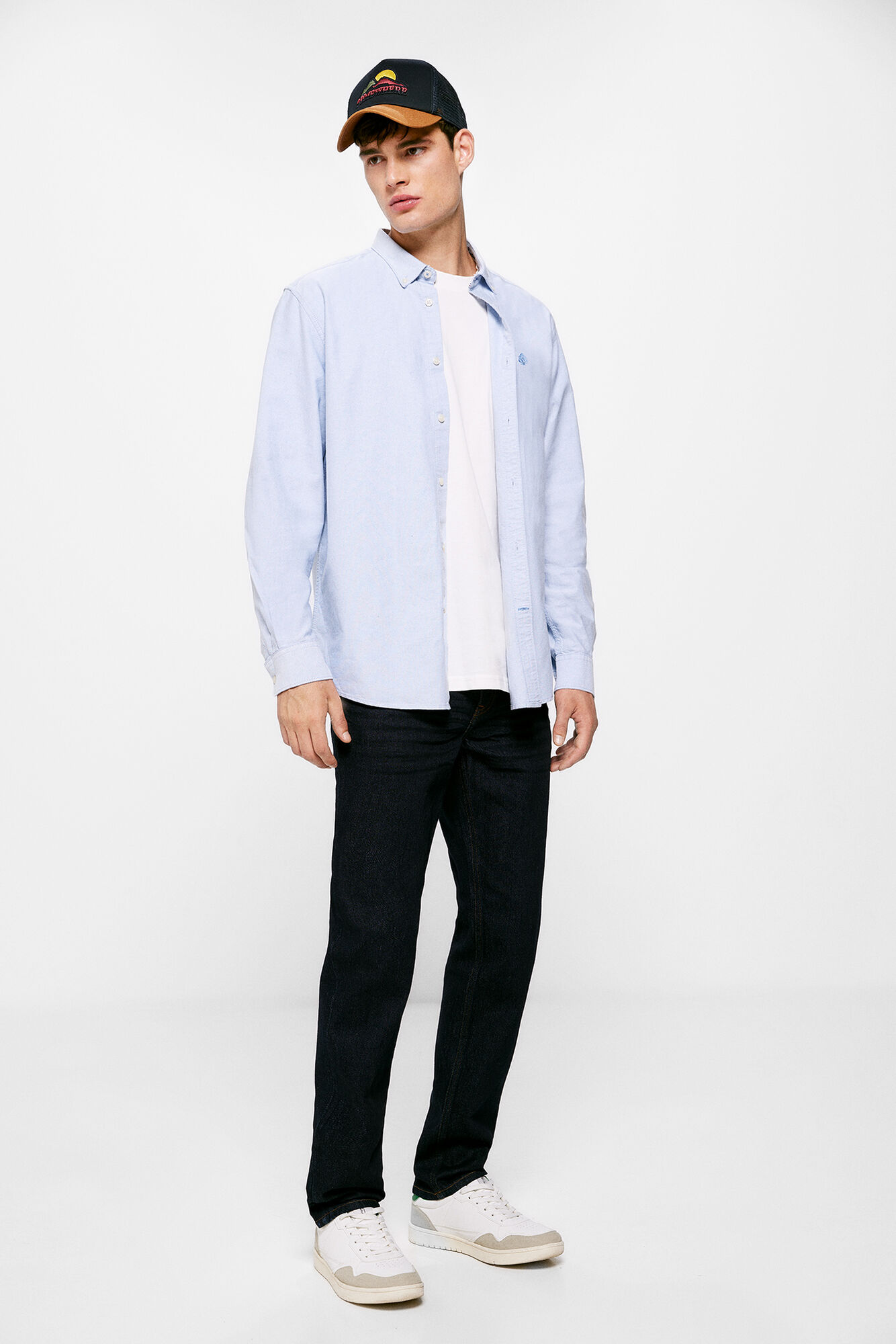 Cor da camisa Oxford