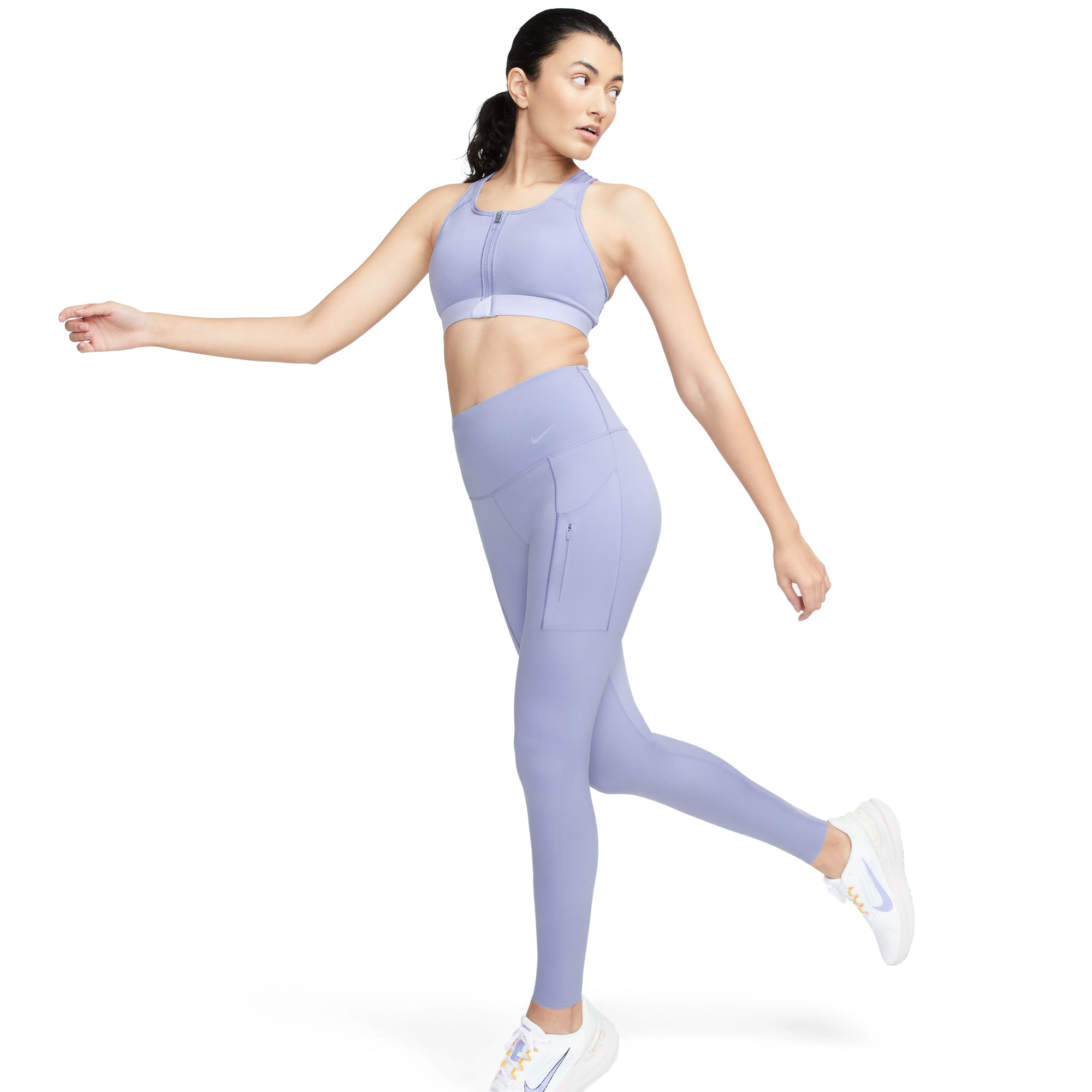 Go High Waist Tights Dame 519/Indigo Haze/Black