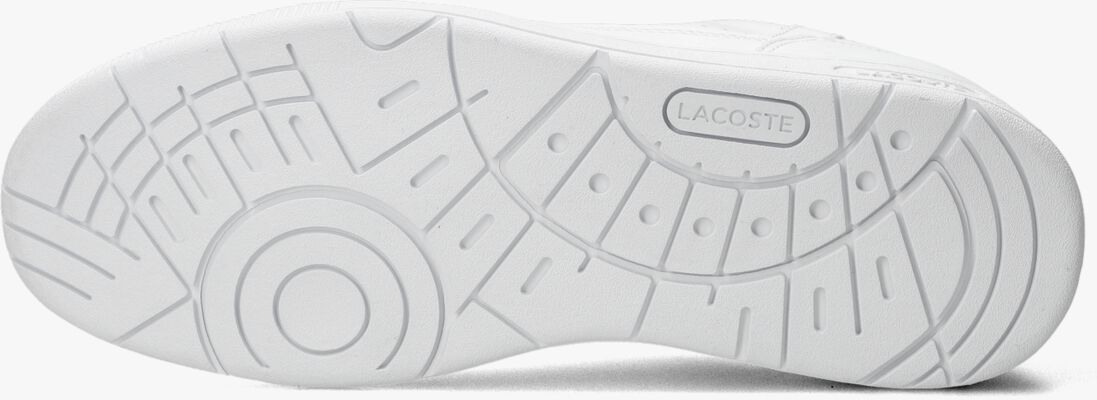 LACOSTE witte lacoste lage sneakers t-clip