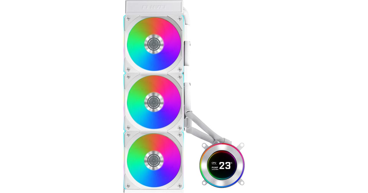 Lian LiHydroshift II LCD-C 360CL wireless waterkoeling  (Wit)