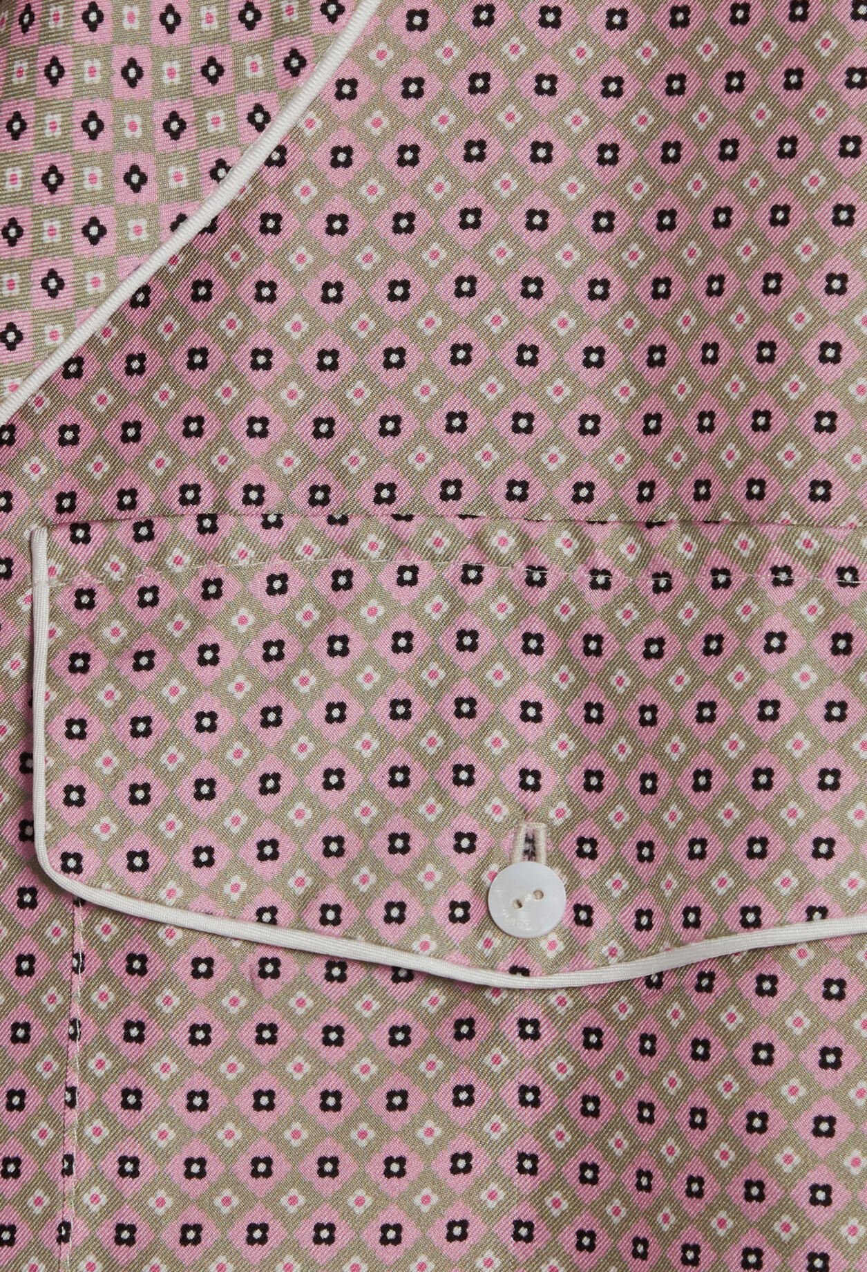 Chemise soie rose poudre