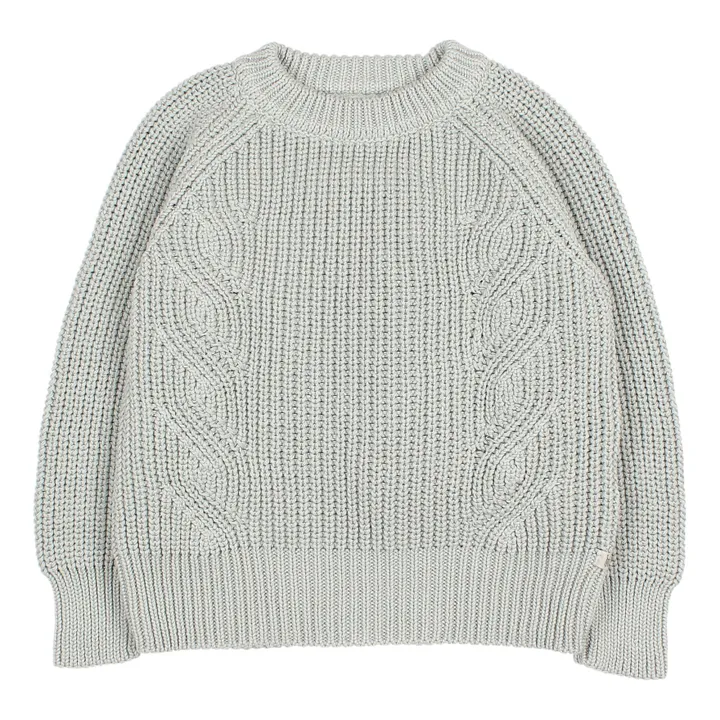 Búho Pull Coton Bio | Gris clair