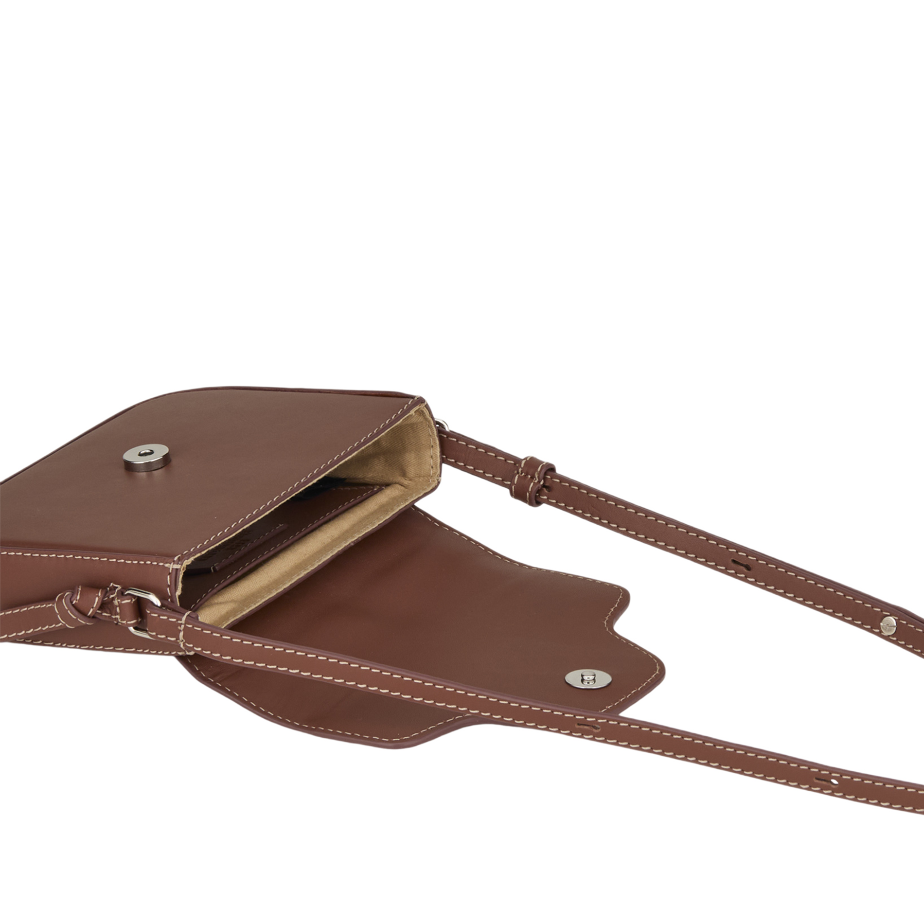 IRIS - Sac bandoulière en cuir | Marron
