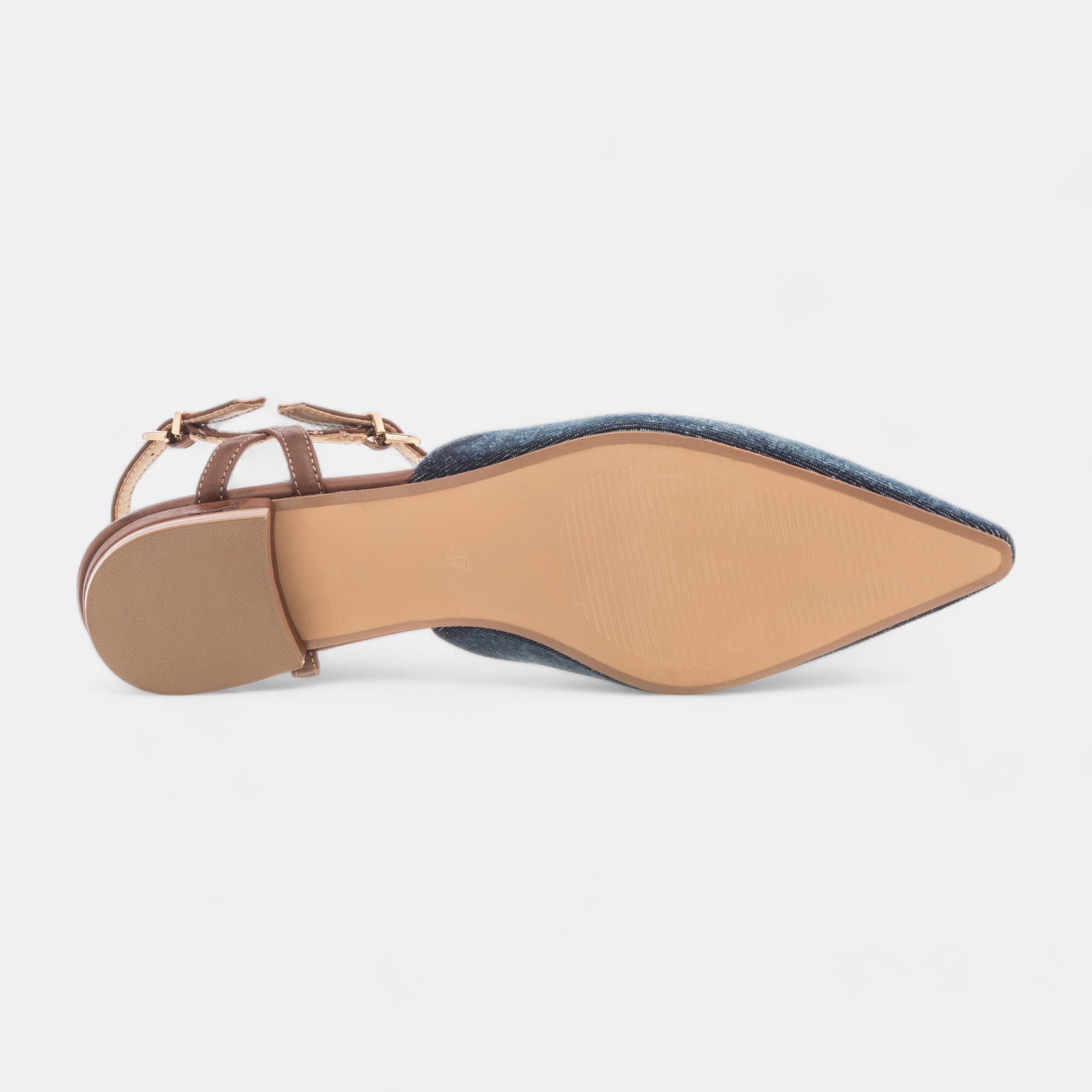 Escarpins quartiers ouverts Femme jeans