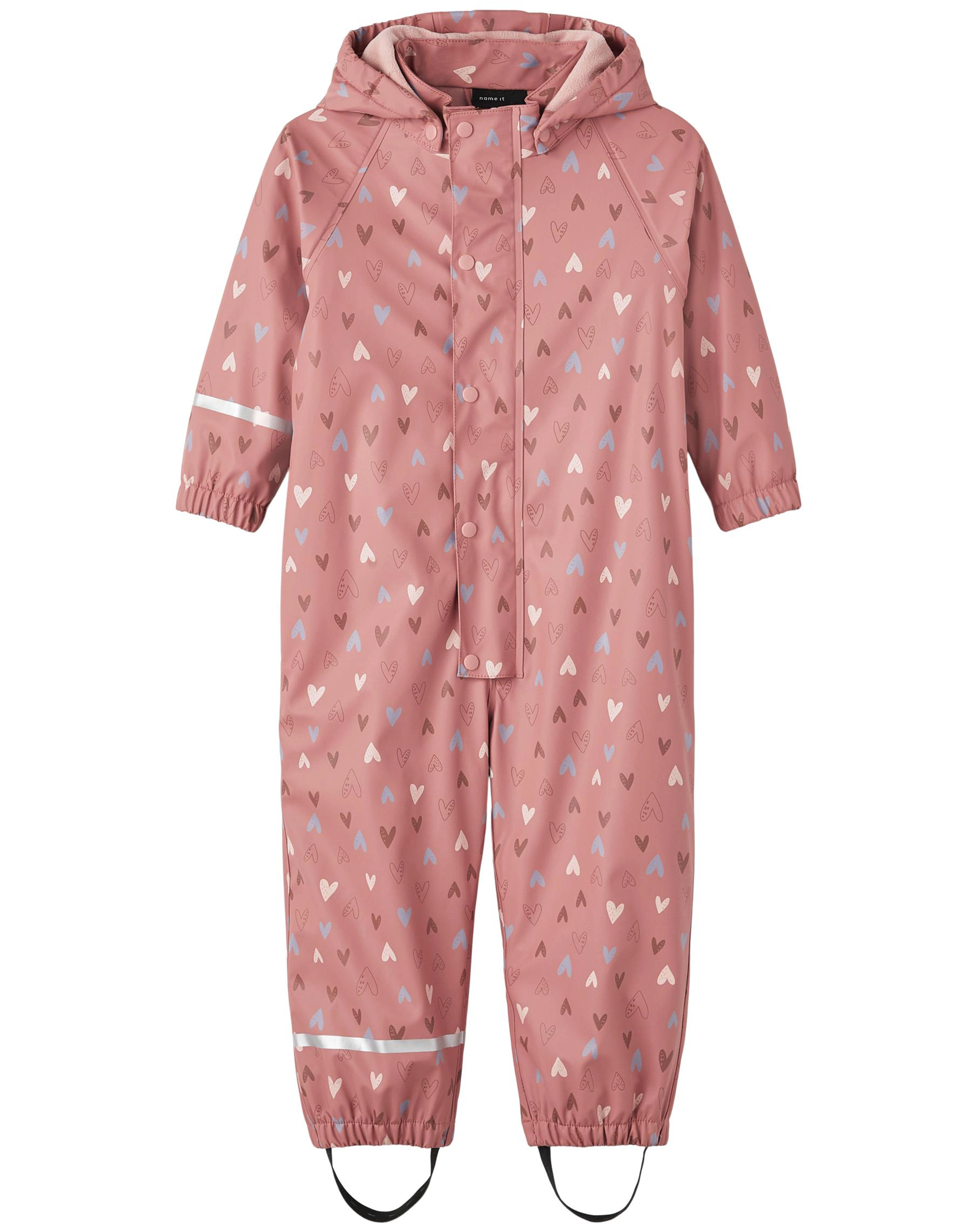 Regen-Overall NMFDRY - HEART AOP in old rose