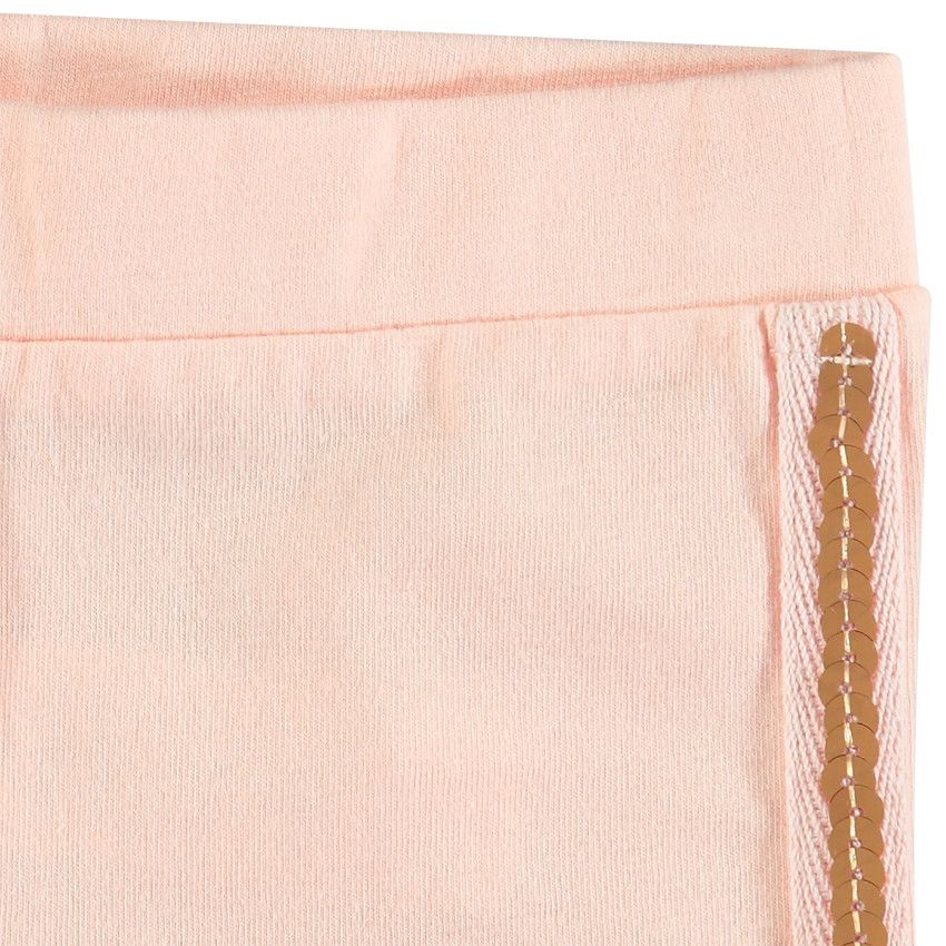 Corsaire à sequins sur les côtés - Rose