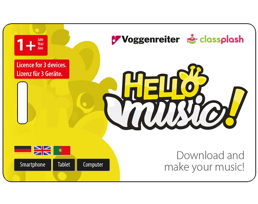 Maracas-Set mit Musik-App HELLO MUSIC