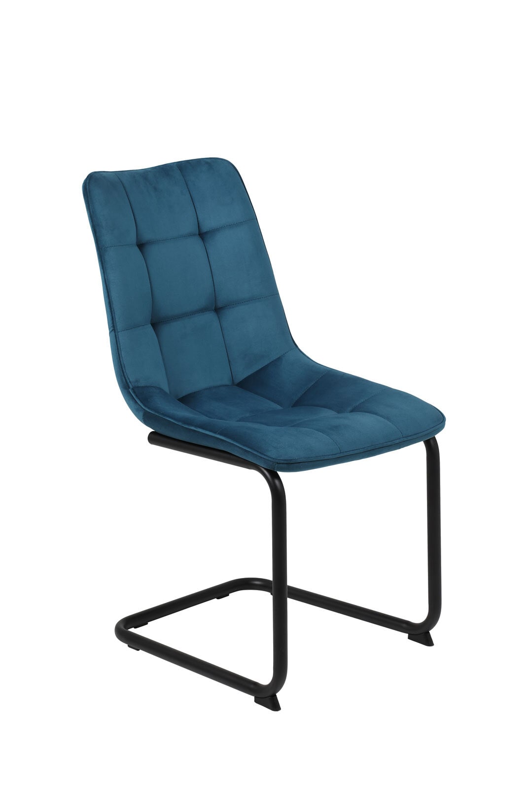 Stuhl Jenny 46x86x62 cm Samtvelour grau