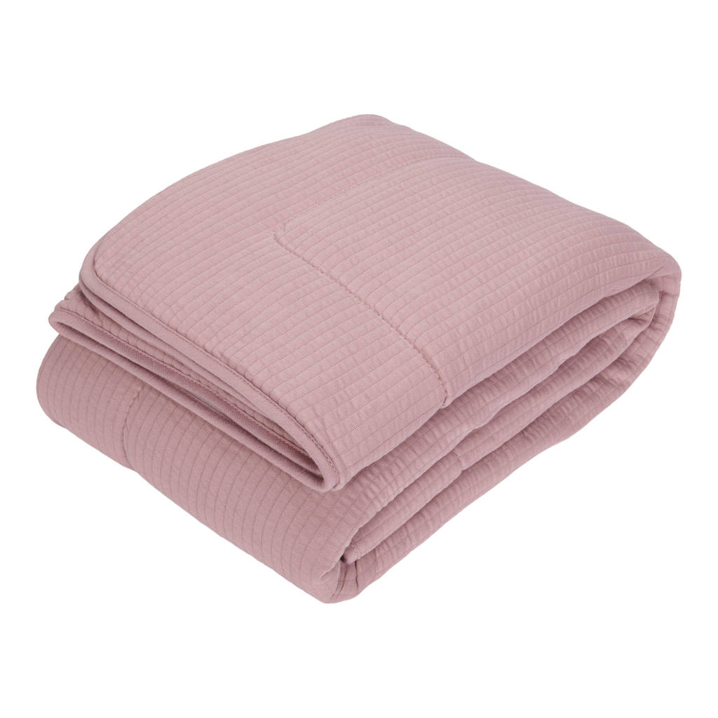 baby wiegdeken teddy 70x100 cm Pure Mauve