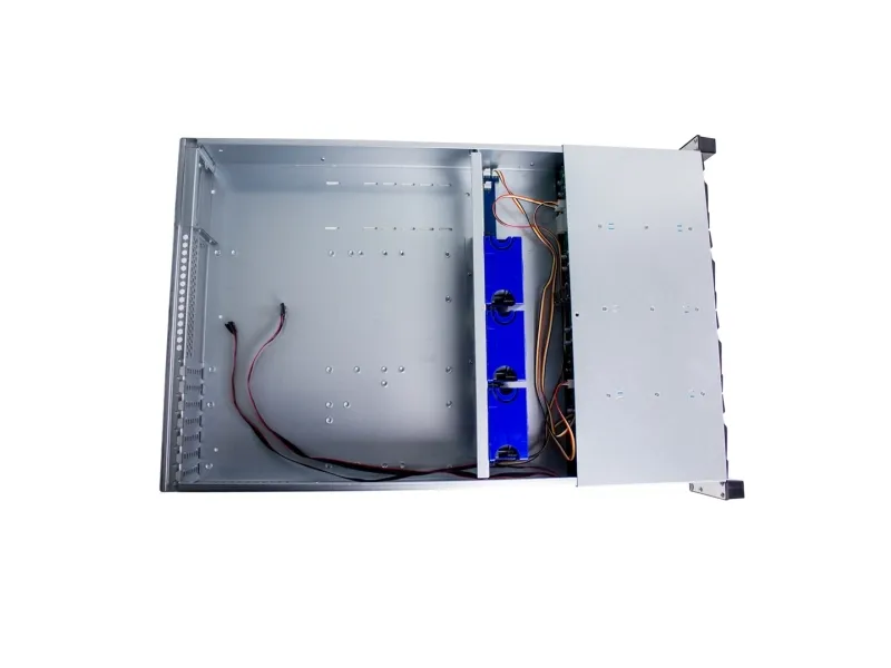 FANTEC SRC-2612X07 - Rack-monterbar - 2U - SSI EEB - SATA/SAS - hot-swap - ingen strømforsyning - sort, sølv - USB