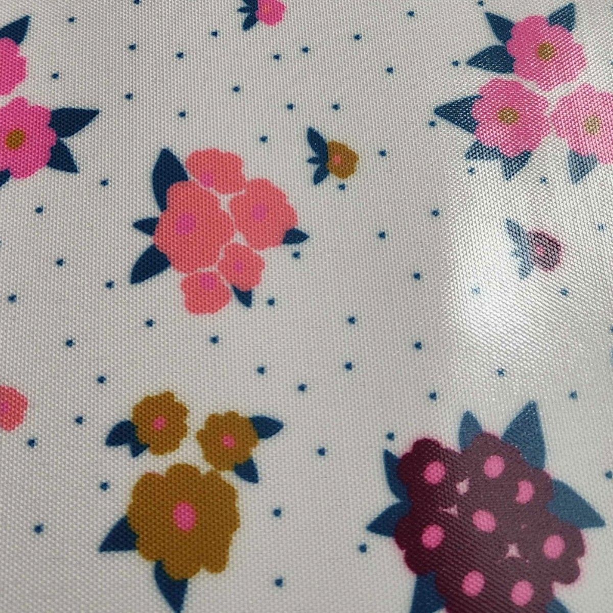 Toile cirée fleurs roses - La vie en rose Maison Suzanne