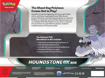 Pokémon Houndstone EX Box Samlekort