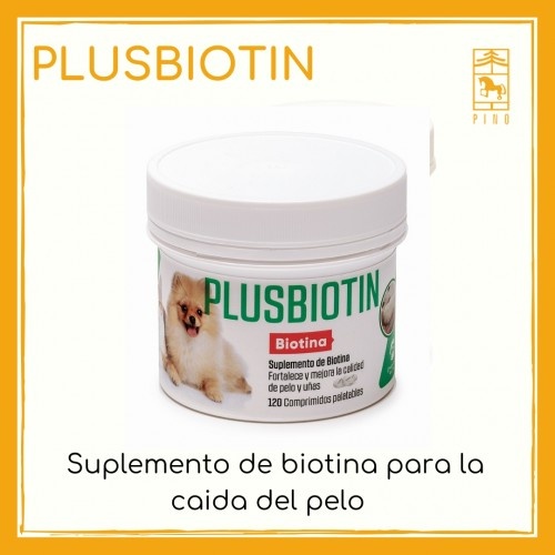 Pino Laboratories Plusbiotin Biotina para cães e gatos