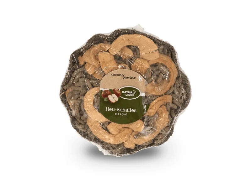 Naturhof Hø-Skål med fyld af æble (115g)