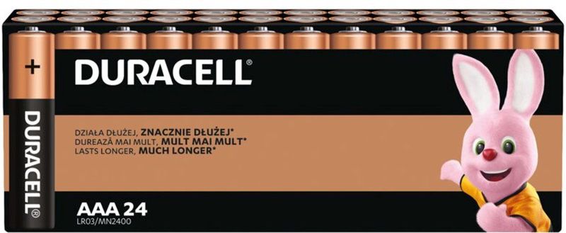 24 x AAA mini penlite alkaline duracell
