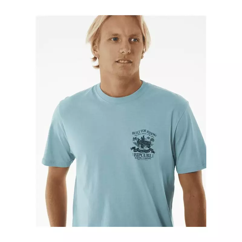 Teeshirt RIPCURL Search Trip Tee Dusty Blue