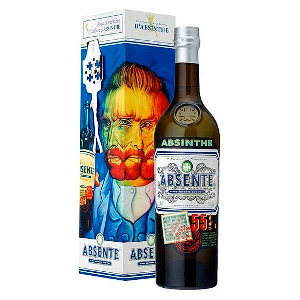 Absente 55° et sa cuillère - Spiritueux aux plantes d'absinthe 55%