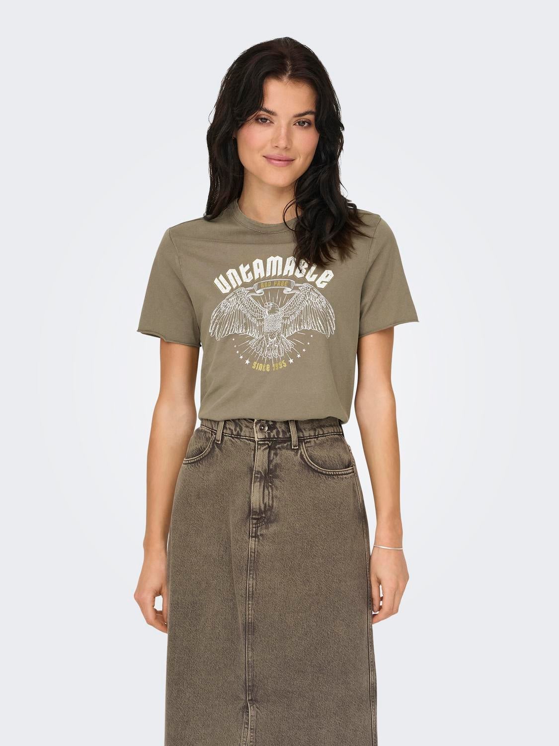 ONLLUCY T-shirt Walnut