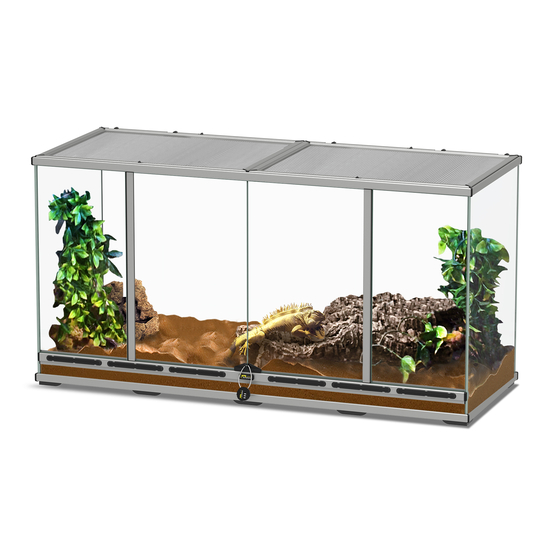 Terrarium Gris L.118xP.45xH.60cm