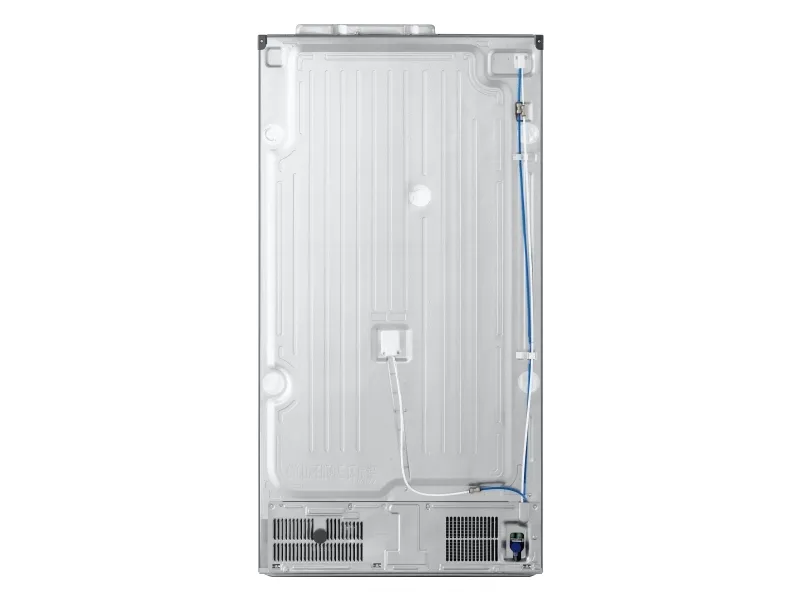 LG GSLC41PYPE - Køleskab/fryser - side-by-side med vanddispenser, isdispenser - bredde: 91.3 cm - dybde: 73.5 cm - højde: 179 cm - 641 liter - Klasse E - prime-sølv