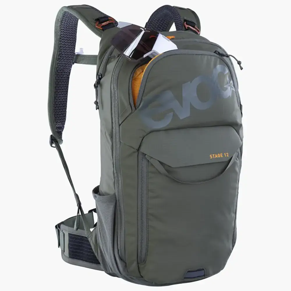 Evoc Stage 12L Dagrugzak Donkergroen