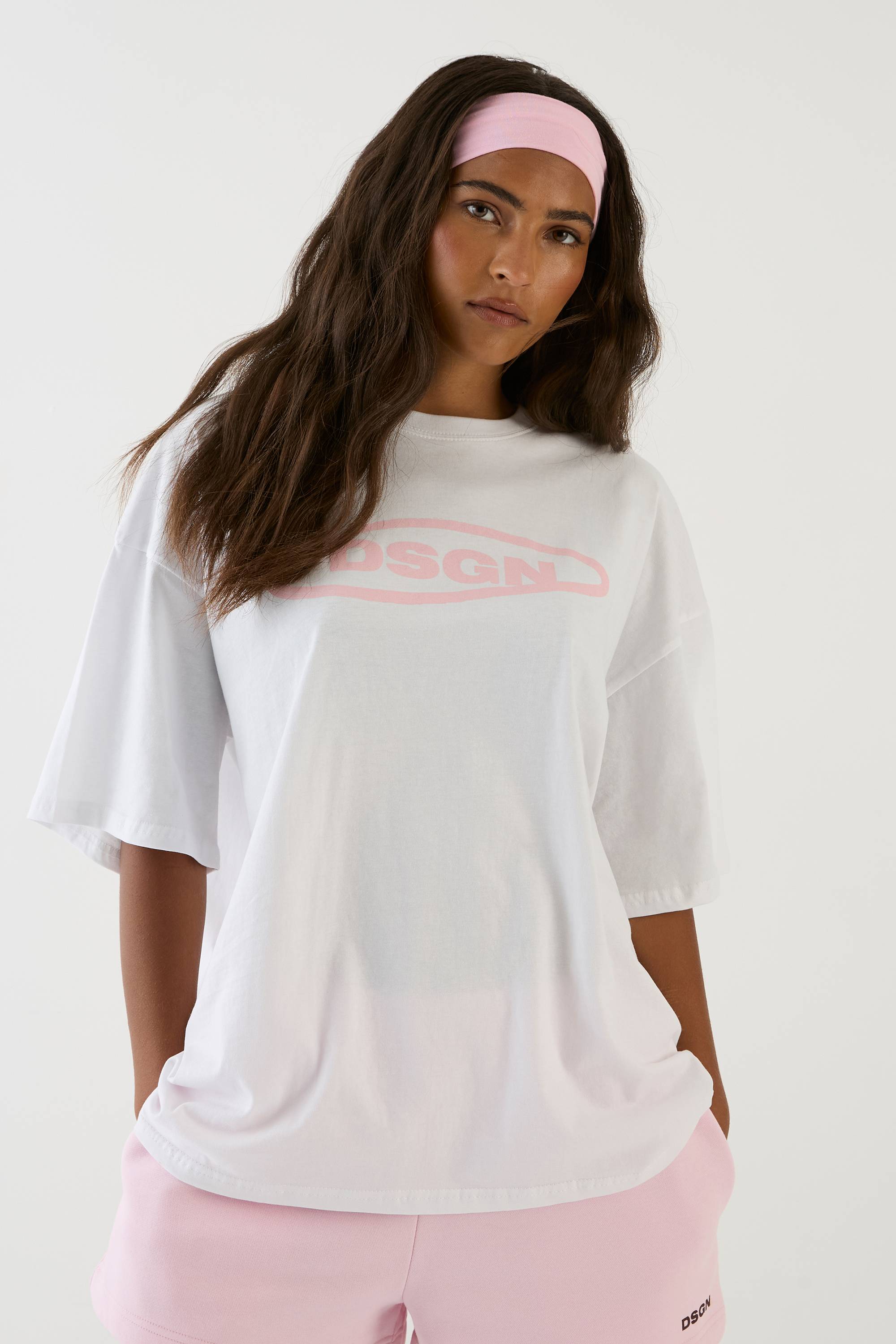 T-shirt Oversize À Imprimé Cercle Dsgn Studio