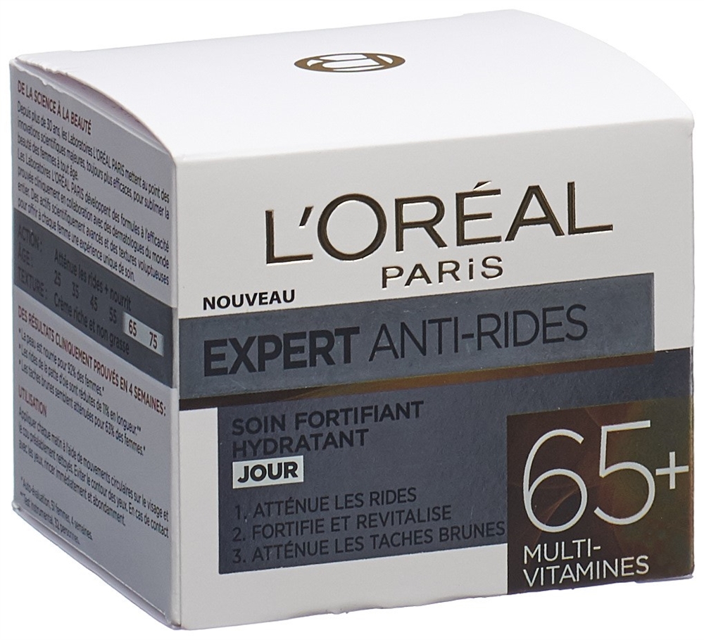 L'OREAL PARIS Anti-Falten Experte 65  Tagespflege Creme Glas 50 ml