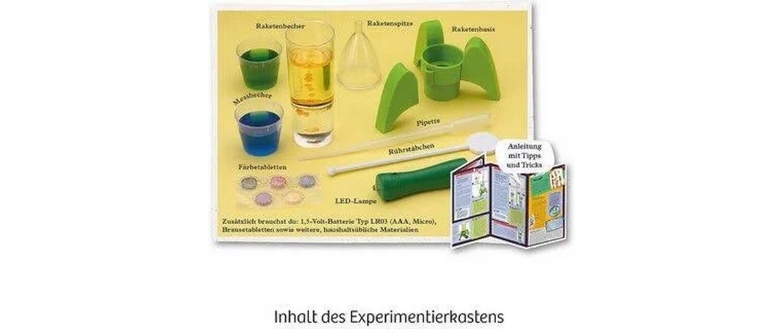 Experimentierkasten Space Bubbles INTRaketenbasis-Lavalampe für faszinierende Blubber-Effekte