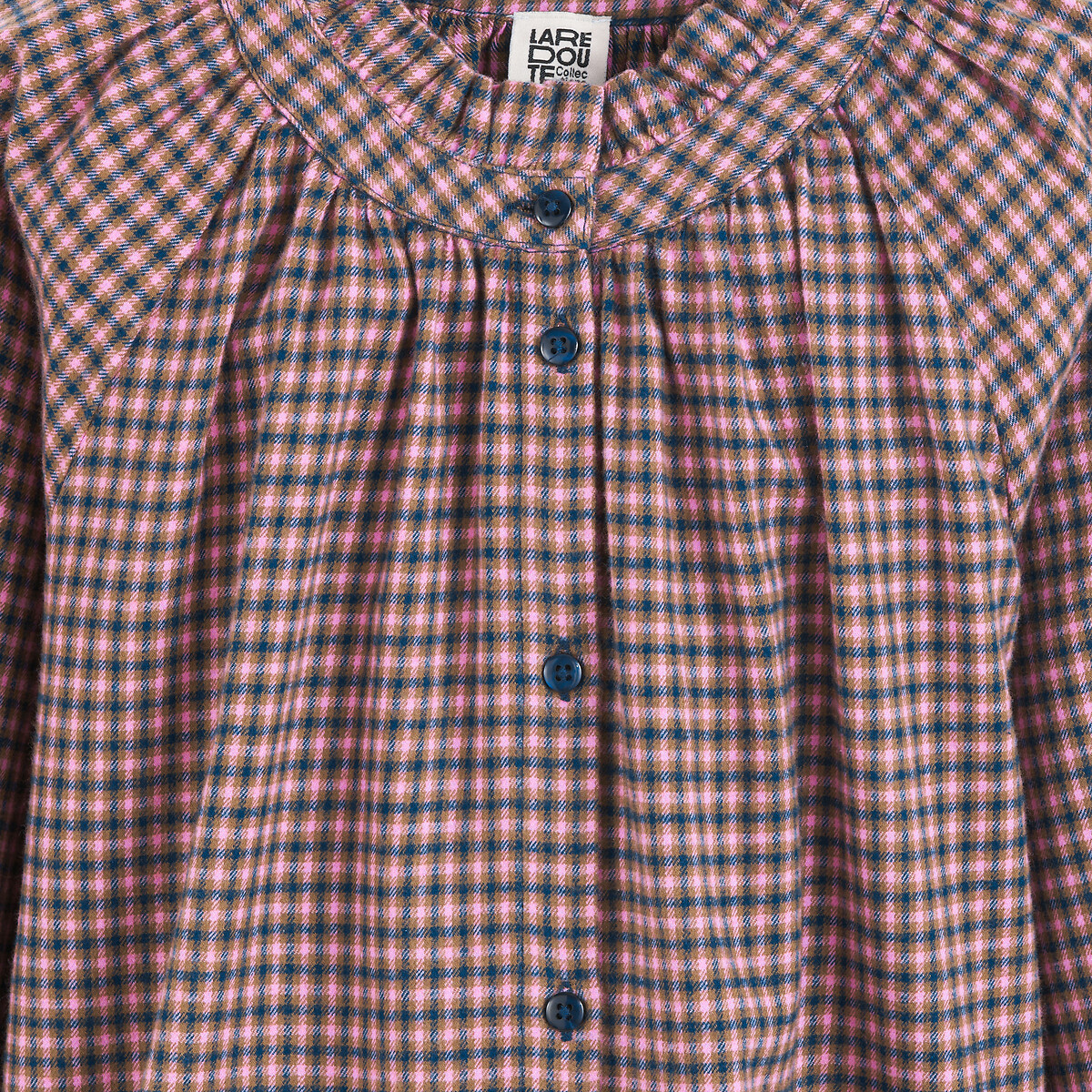 COLEÇÕES LA REDOUTE<br>Camisa xadrez ampla